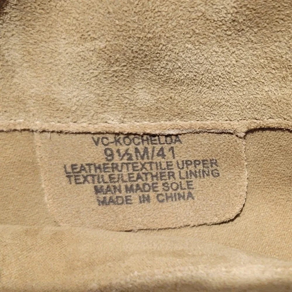 Vince Camuto Suede Foldover Cuffed Knee High Boots Tan Beige Women's Size 9.5M